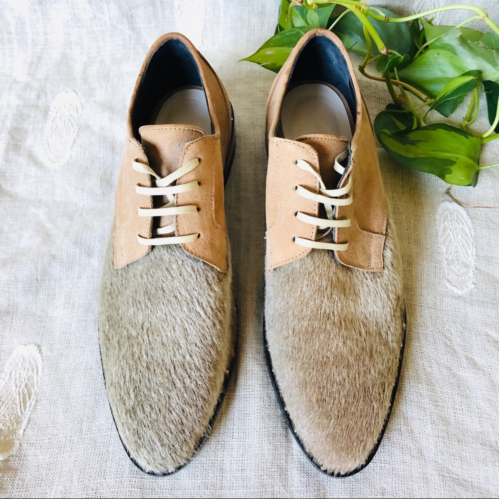 Frēda Salvador • Pony Hair Oxford Loafers - Picture 2 of 7